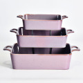 Amazon embossed table ware purple stoneware dinnerware sets