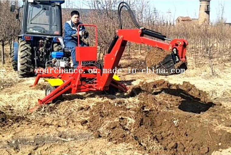 High Quality Lwq5 11HP Gasoline Engine Selfpower ATV UTV Towable Small Backhoe for Sale