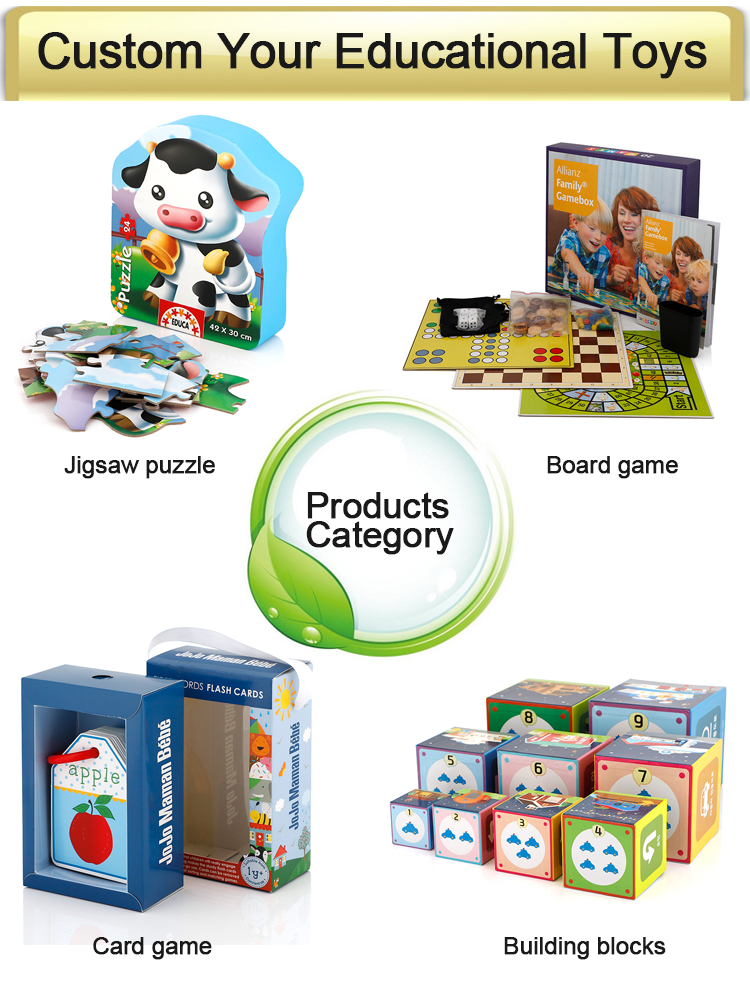 Kids Educational Toys Stacking Nesting Paper Cardboard Building Blocks