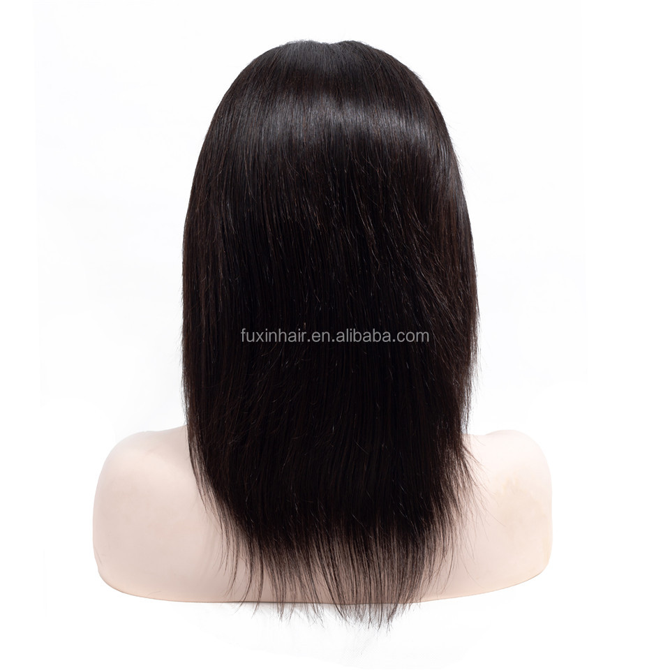 New Arrival Top Grade Wholesale Raw Virgin Unprocessed Human Hair 360 Frontal Lace Wig Brazilian Hair Swiss Lace Straight Wave