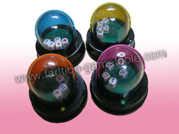 Plastic Casino Dice Cup Set