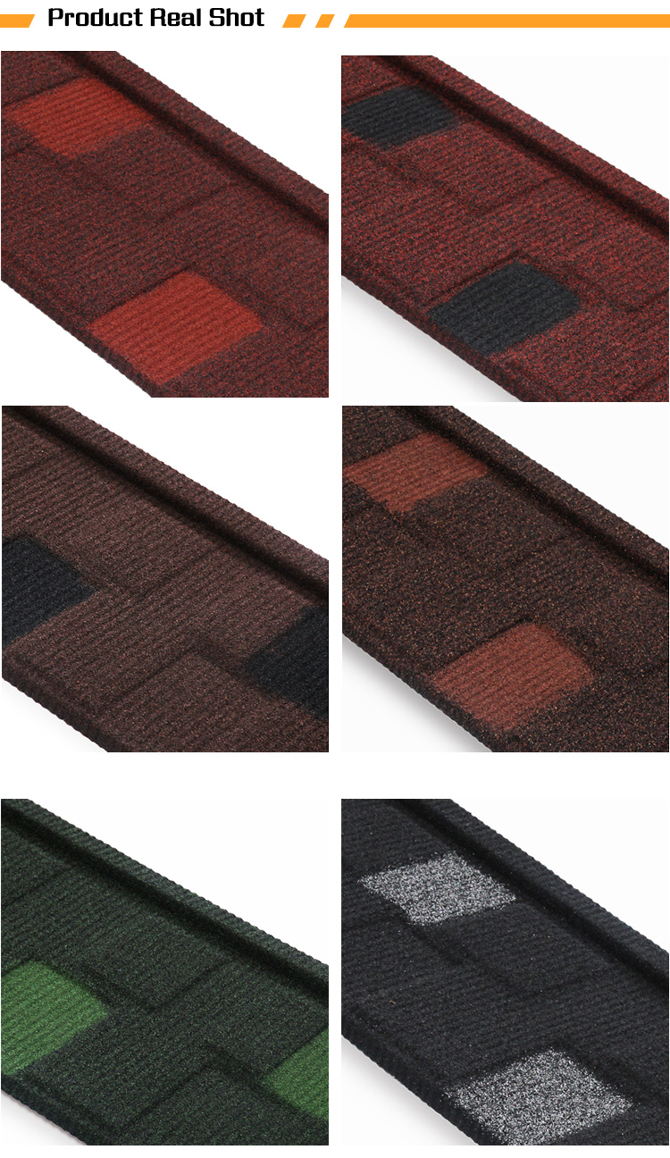 coated types of tiles roof stone coating surface treatment roofing tile shingle gray