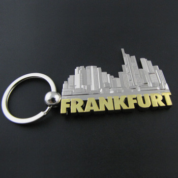 OEM Frankfurt metal souvenir keychain