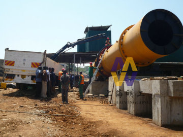 Biomass Drier Rotary Type