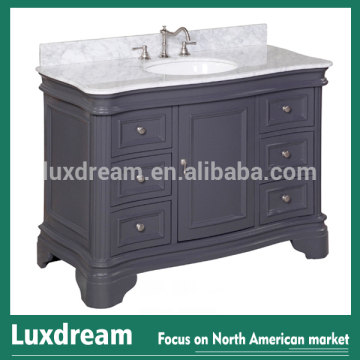 48'' elegant single bathroom vanity with grey finish