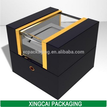 Perpetual Motion Automatic Wooden Watch Display Boxes