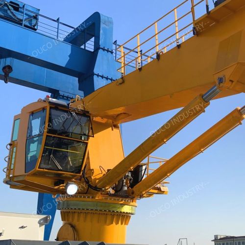 OUCO προσαρμοσμένη σκληρή Boom Marine Crane με εξαιρετική τεχνολογία