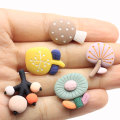 Bulk Resin Charms Planar Flatback Craft Flower Cabochons Kawaii Leaves for Baby Hair Grippers Making