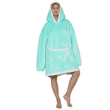 extra long large winter oversize custom hoodie blanket