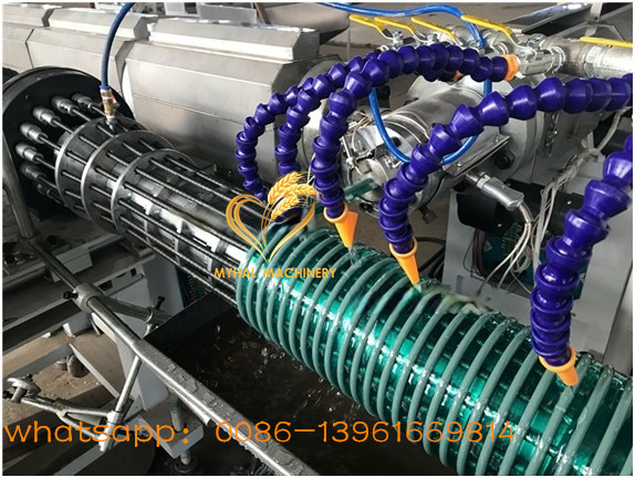 PVC Fiber Reinforced Soft Pipe Extrusion PVC Hose Making Machine