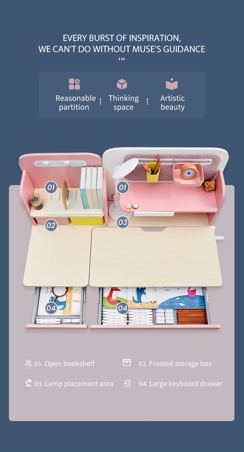 IGROW The New modern study desk for designs study desk nordic