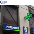 Display a LED P8 Double Side Cross per farmacia