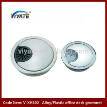 Zinc Alloy Rubber Cabinet Cable Desk Grommets