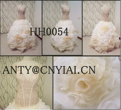 high quality and fair price real sample wedding dress