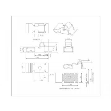 SF-035-XX-04 สปริงนิ้ว L 3.5 มม.