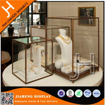 Large wooden acrylic display cube box