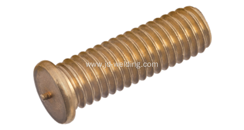 Brass Threaded capacitor discharge welding studs,CD WELD STUDS