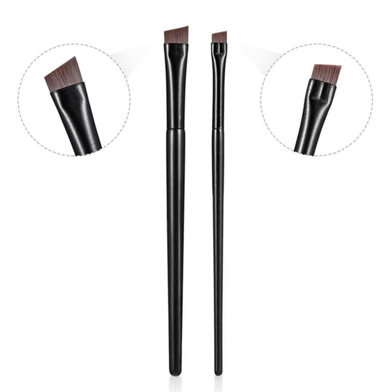 Flat Tapered Eyebrow Brush