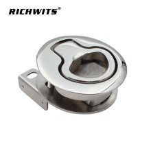 Boat Compression Latches Flush Pull Ring Slam Stainless Steel 316 Marine Locking Latch