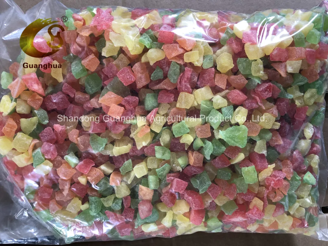 Good Quality Mixed Tastes Dried Papaya Dices