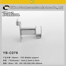 metal brackets for hanging tube / slatwall display brackets