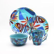 New design wholesale Decal Printing Ceramic Dinnerware