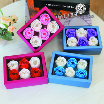 Square PVC Flower Packaging Box for Sale