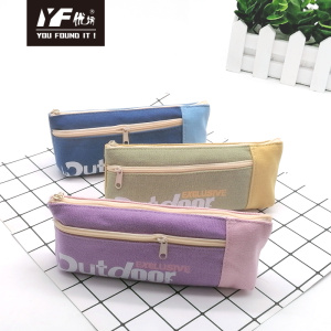 Custom outdoor style canvas Pencil Case & bag multifunctional bag