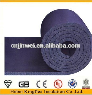 Foamed rubber thermal insulation sheet