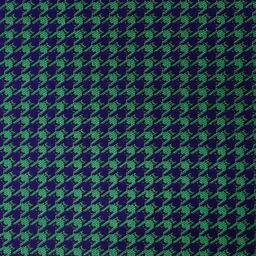 Dark Green Print Brocade Jacquard Fabric