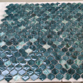 Islam arabesque en verre vert mosaïque carreaux d'art décoratifs