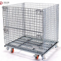 logistics steel large container cage pallet