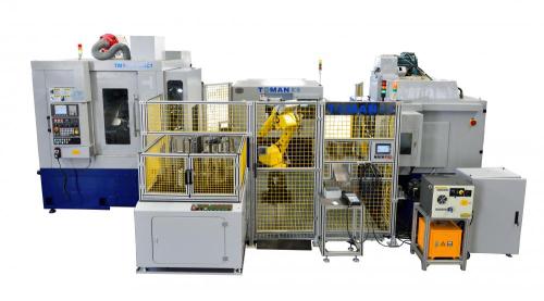 gear automation production line hobbing chamfering shaving