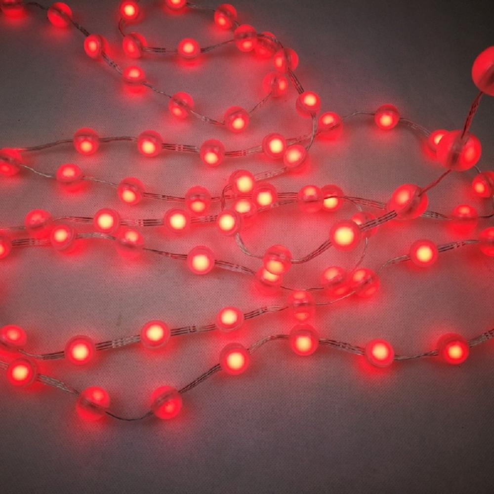 Awọ dido rogodo 3D LED Pixel String Light