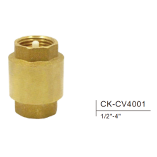 Válvula de retención de resorte de latón CK-CV4001 1/2 &quot;-4&quot;