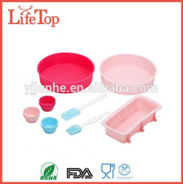 Cake Bakeware Silicone Baking Set Bread Pie Pan - Round
