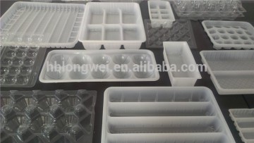 disposable plastic divided food trays for biscuit tray cookies