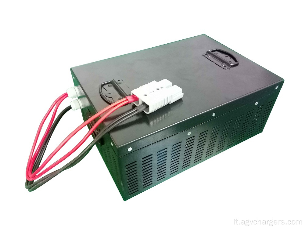 Pacco batteria Li-ion 24V / 80AH con BMS per AGV