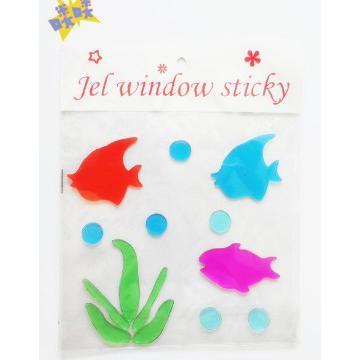 various cartoon cute jel Window Sticker