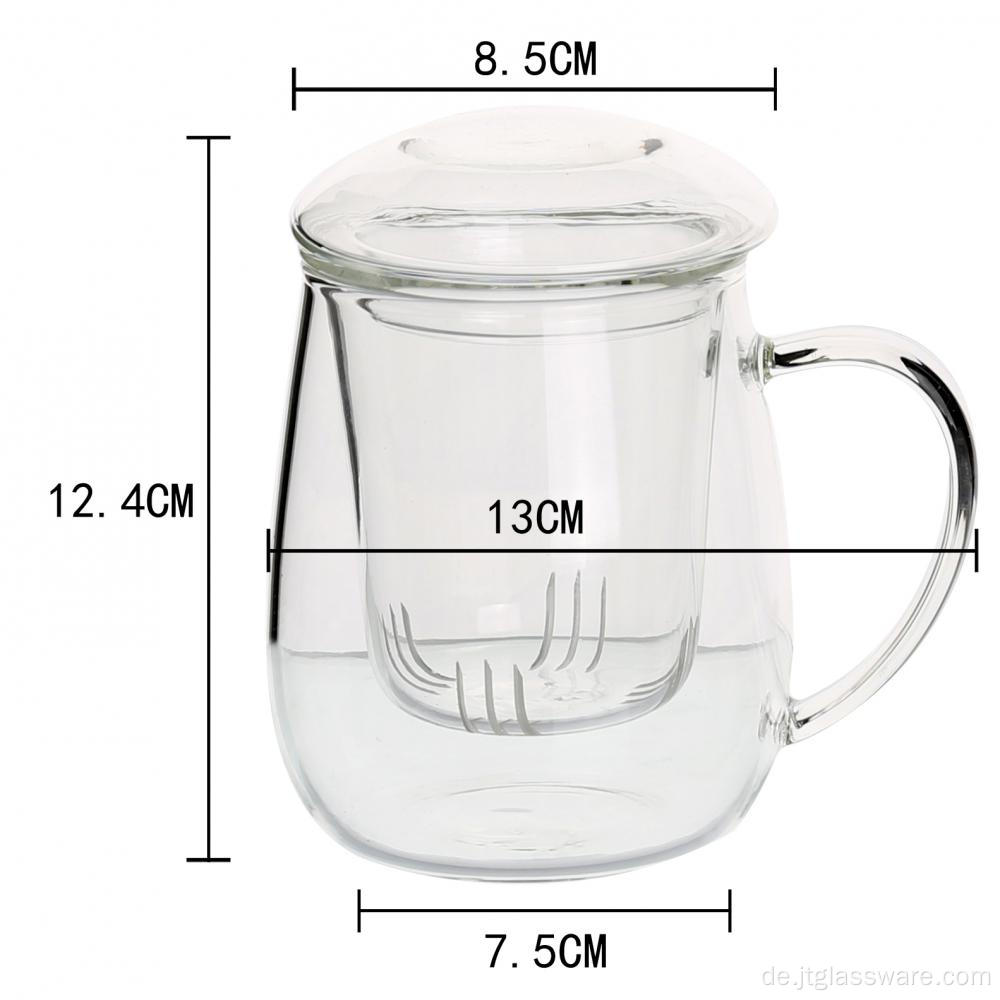 Handgemachte Schnapsglas-Teetasse mit Henkel