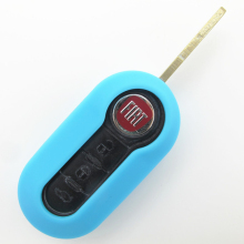 Silicone Car Remote Key Holder For Fiat 500