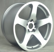 Spoke wheels 5x114.3 alloy wheel rim 18inch matte silver wheels rim for car