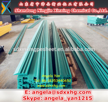 abrasion resistance UHMWPE guide rail /guide track/wear strips