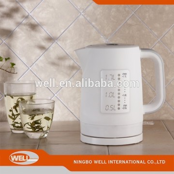 1.7L 360 Degree Rotation Plastic Electirc Cordless Water Kettle