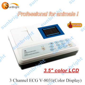 Big display veterinary ECG from China /professional ECG manufacturer