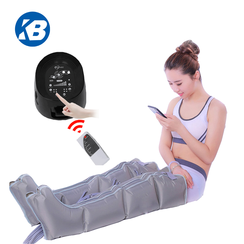 High Quality sports recovery lymphatic drainage air pressure leg massager therapy boots with battery