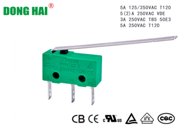 Micro Switch Classification Quick Connect Terminal