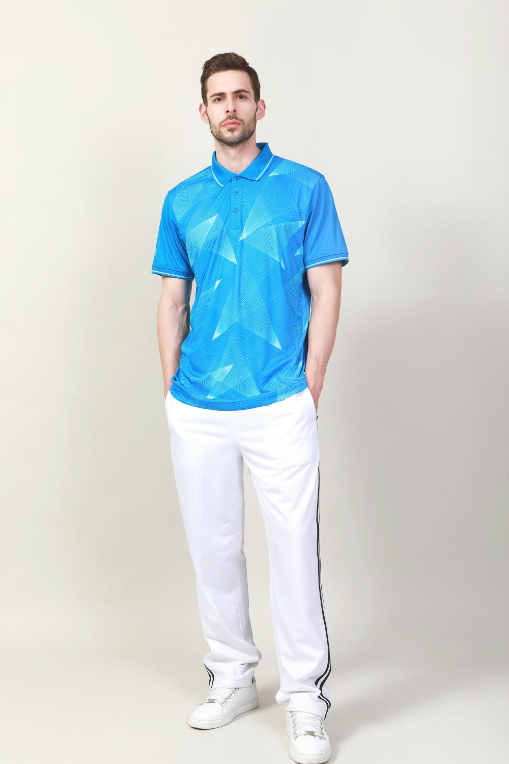 MEN'S POLY DIGITAL PRINTED POLO SHIRT