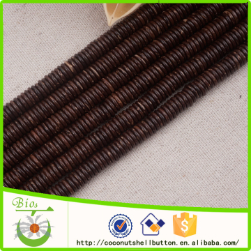 Natural small size coconut wood loose coco beads for DIY jewelry