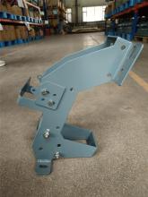 customized metal mounting brackets on rail car